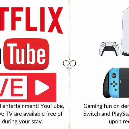 Large Maisonette I 90 M2 I For Groups & Families I 9 Guests I 3 *